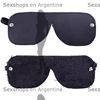 Antifaz De Cuero Con Peluche Para Confort Negro Sado